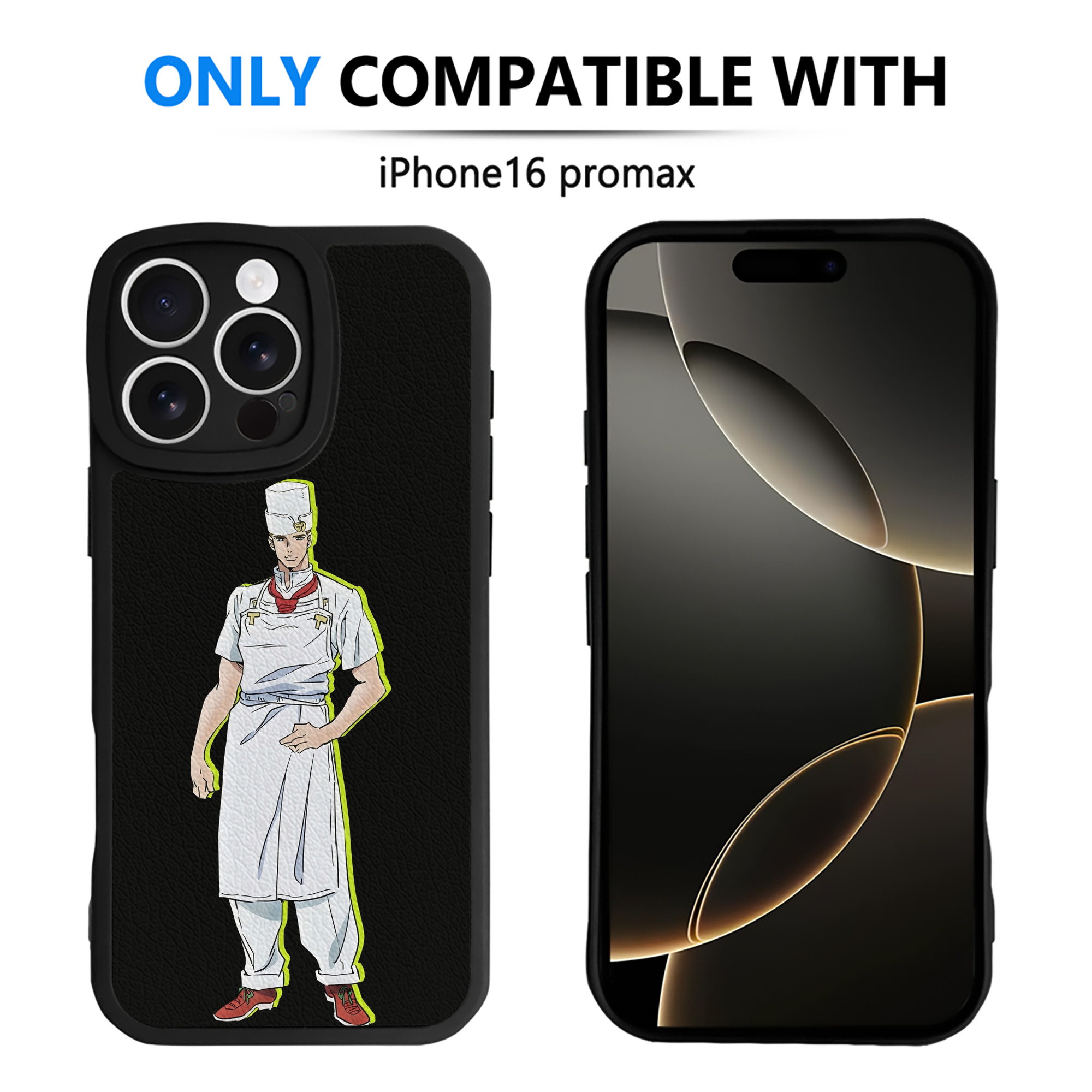 （画像用） ジョジョの奇妙な冒険 Tonio Trussardi JoJo's Bizarre Adventure トニオ?トラッサルディ 【iPhone 16シリーズ対応】シリコンスマホケース（レザー調） 材質：シリコン